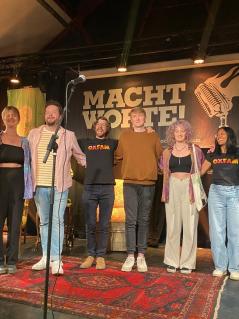 Oxfam Poetry Slam „Just.Food” am 3. Juni 2023 in Hannover Oxfam Poetry Slam „Just.Food” am 3. Juni 2023 in Hannover