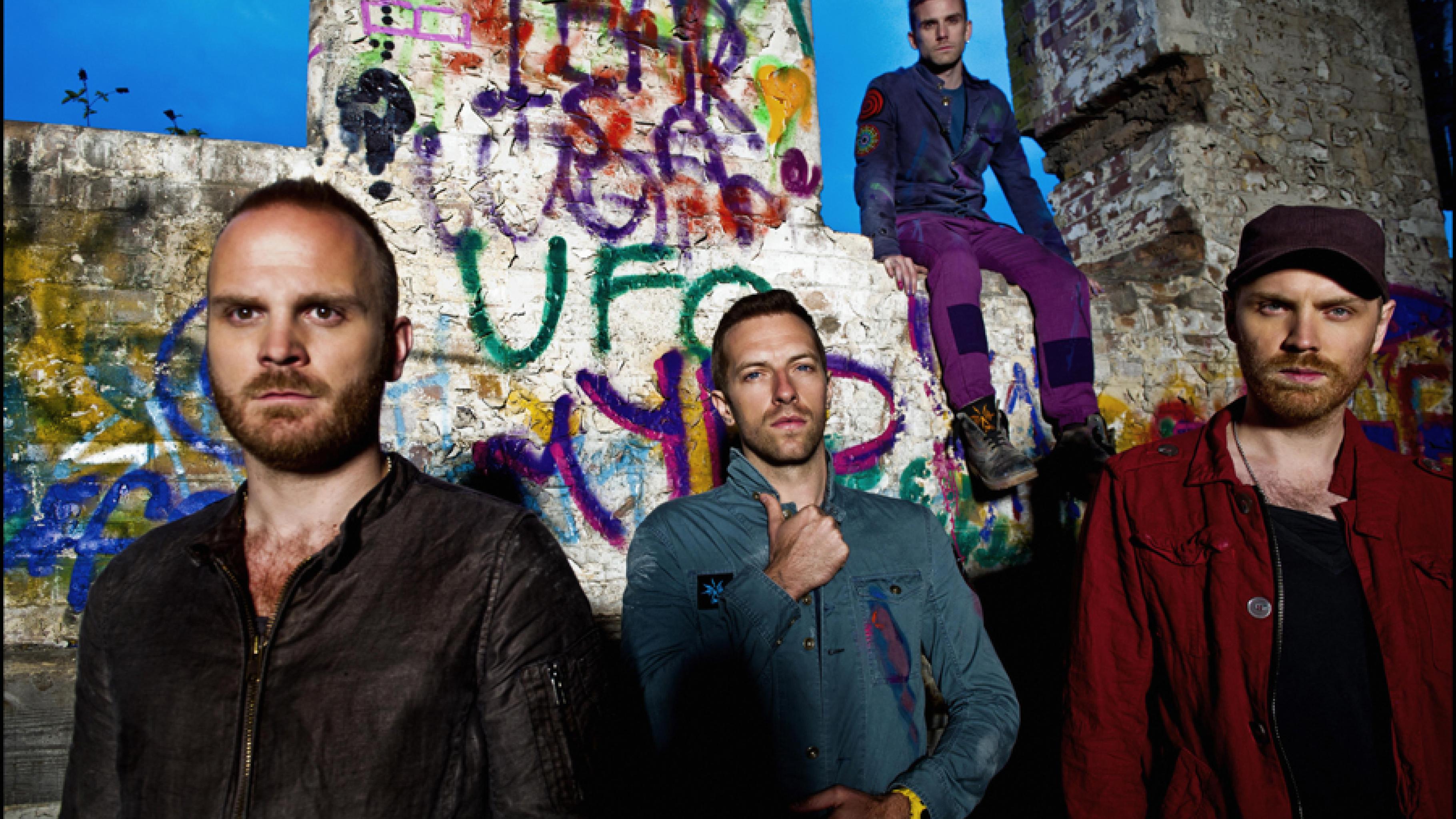 Die Band Coldplay unterstützt Oxfam seit vielen Jahren 