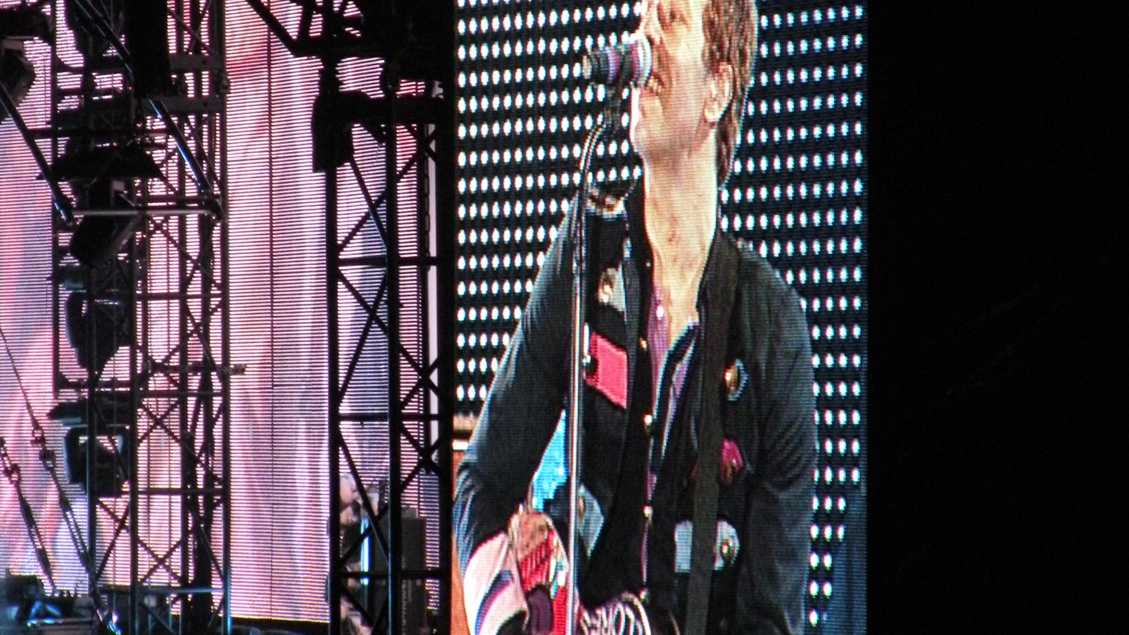 Sänger Chris Martin beim Coldplay-Konzert