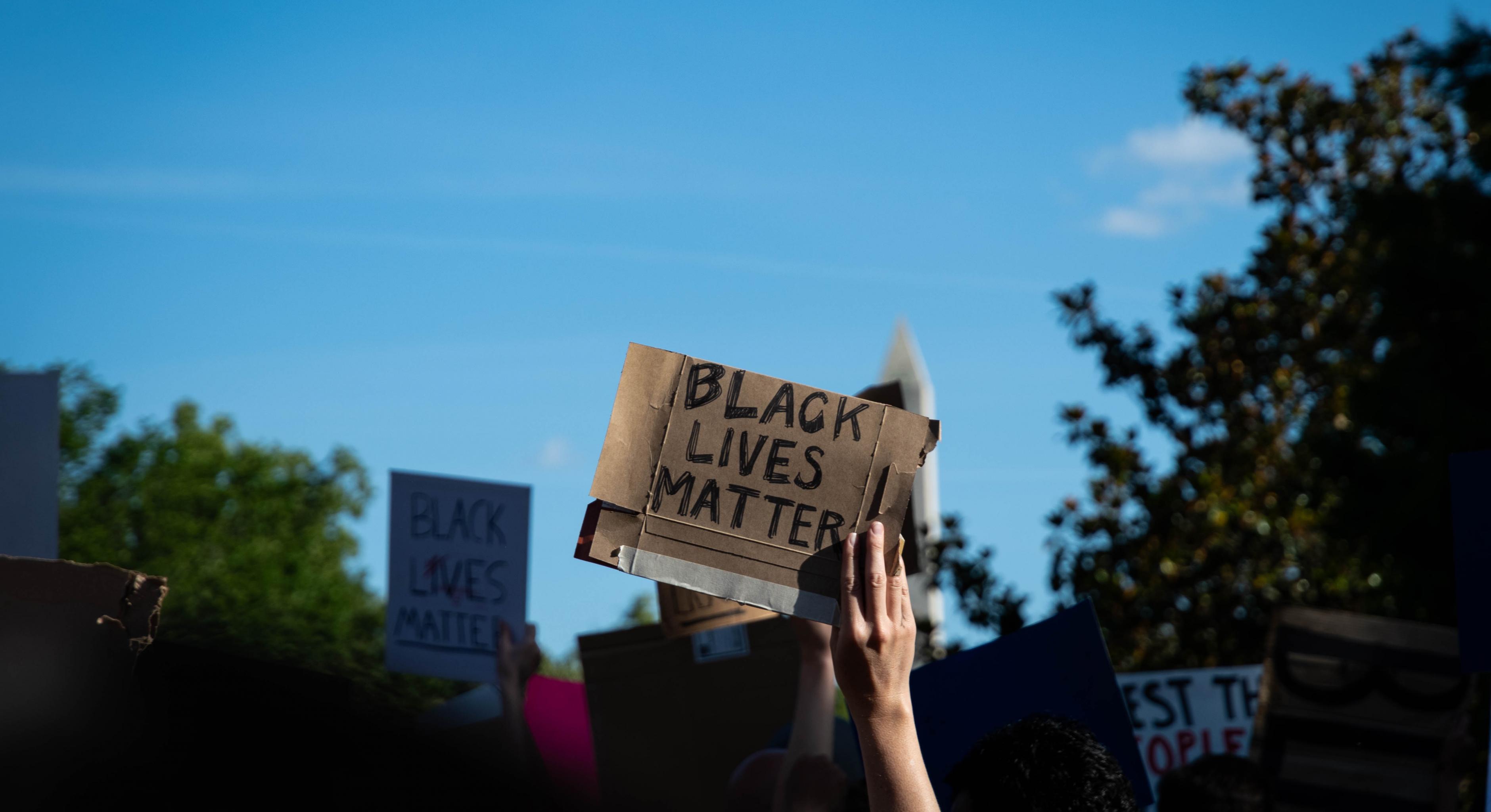 Proteste gegen Rassismus und Polizeigewalt vor dem Weißen Haus