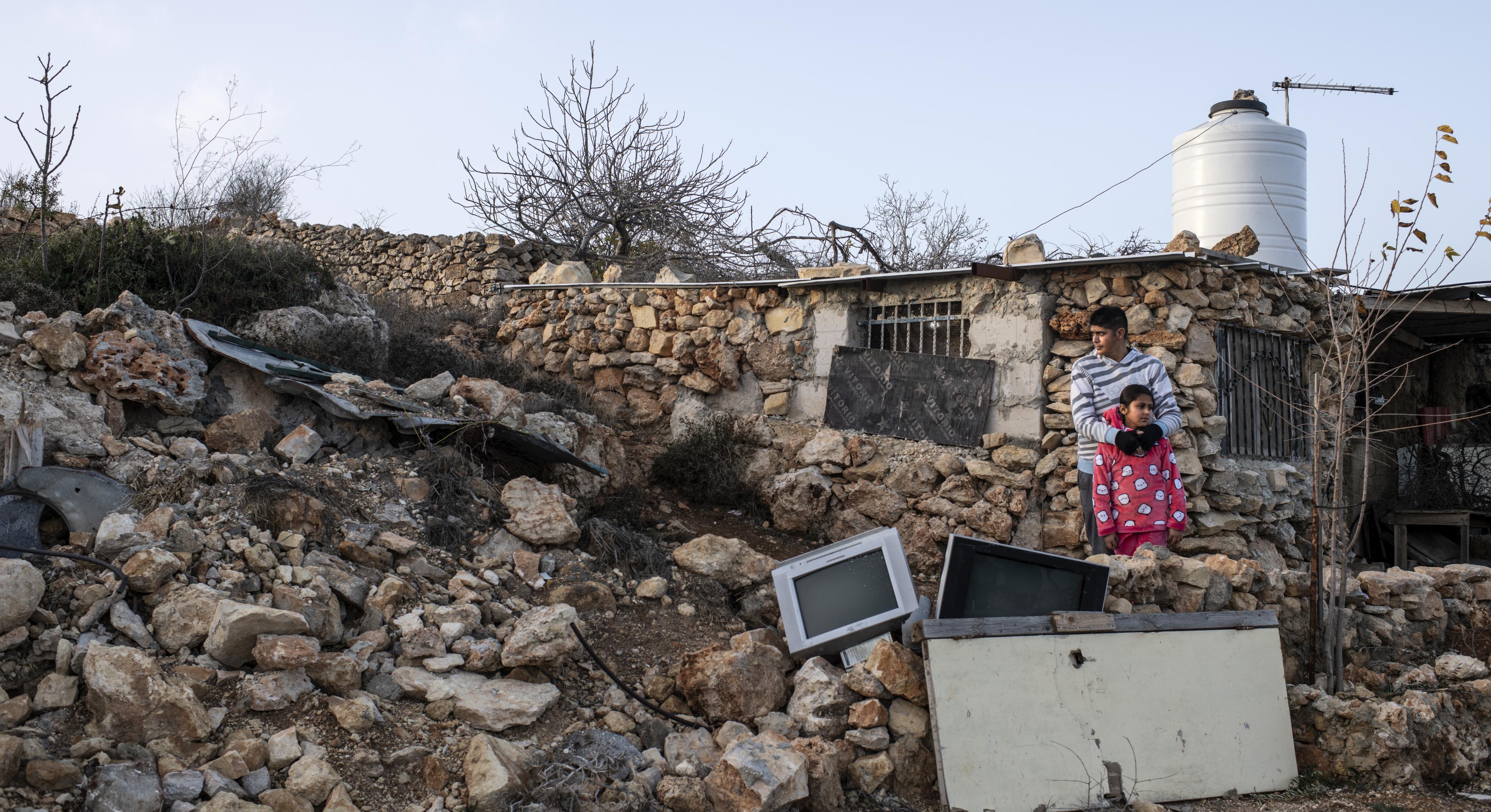 Zerstörung im Westjordanland