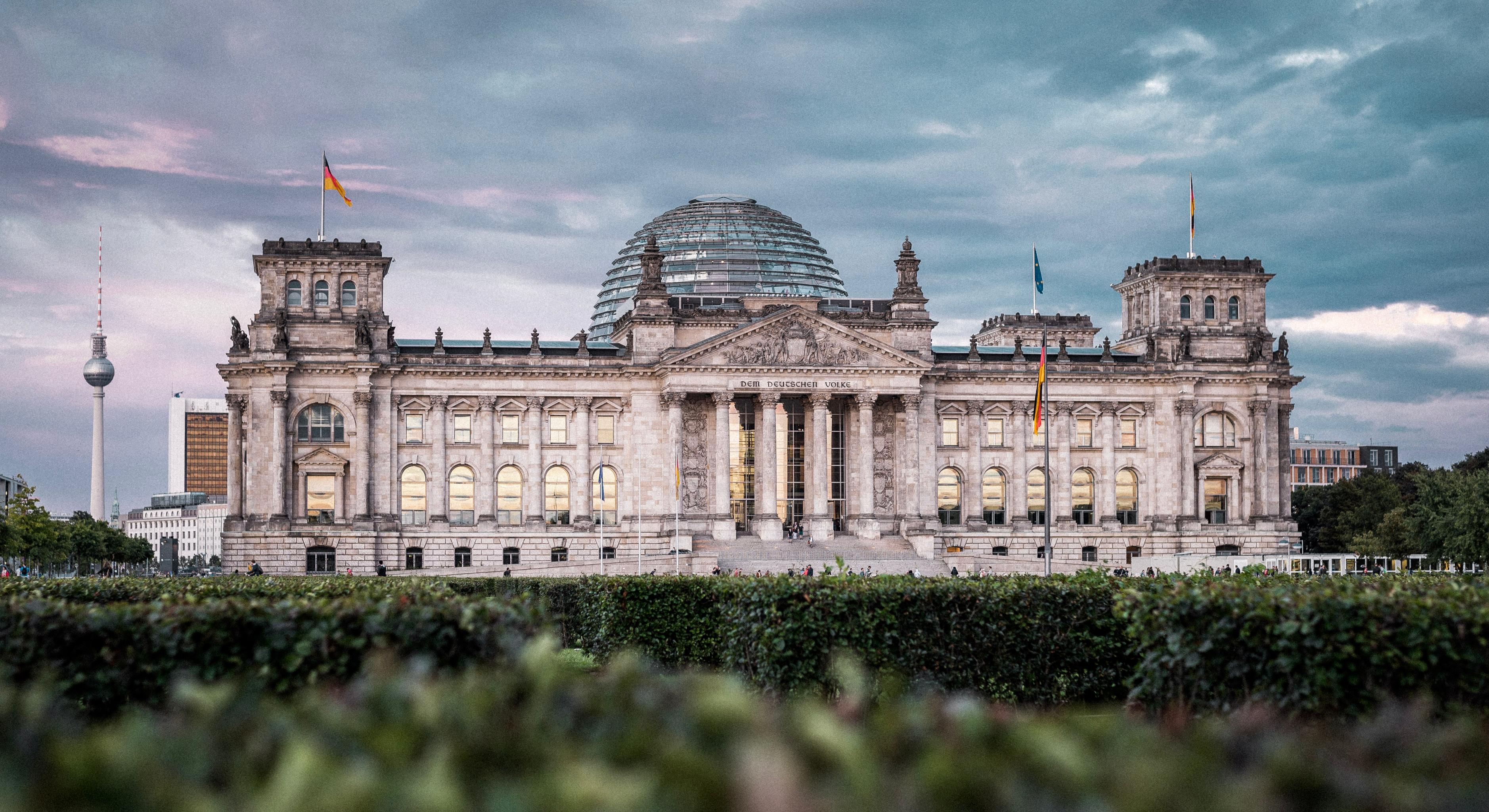 Der Deutsche Bundestag in Berlin