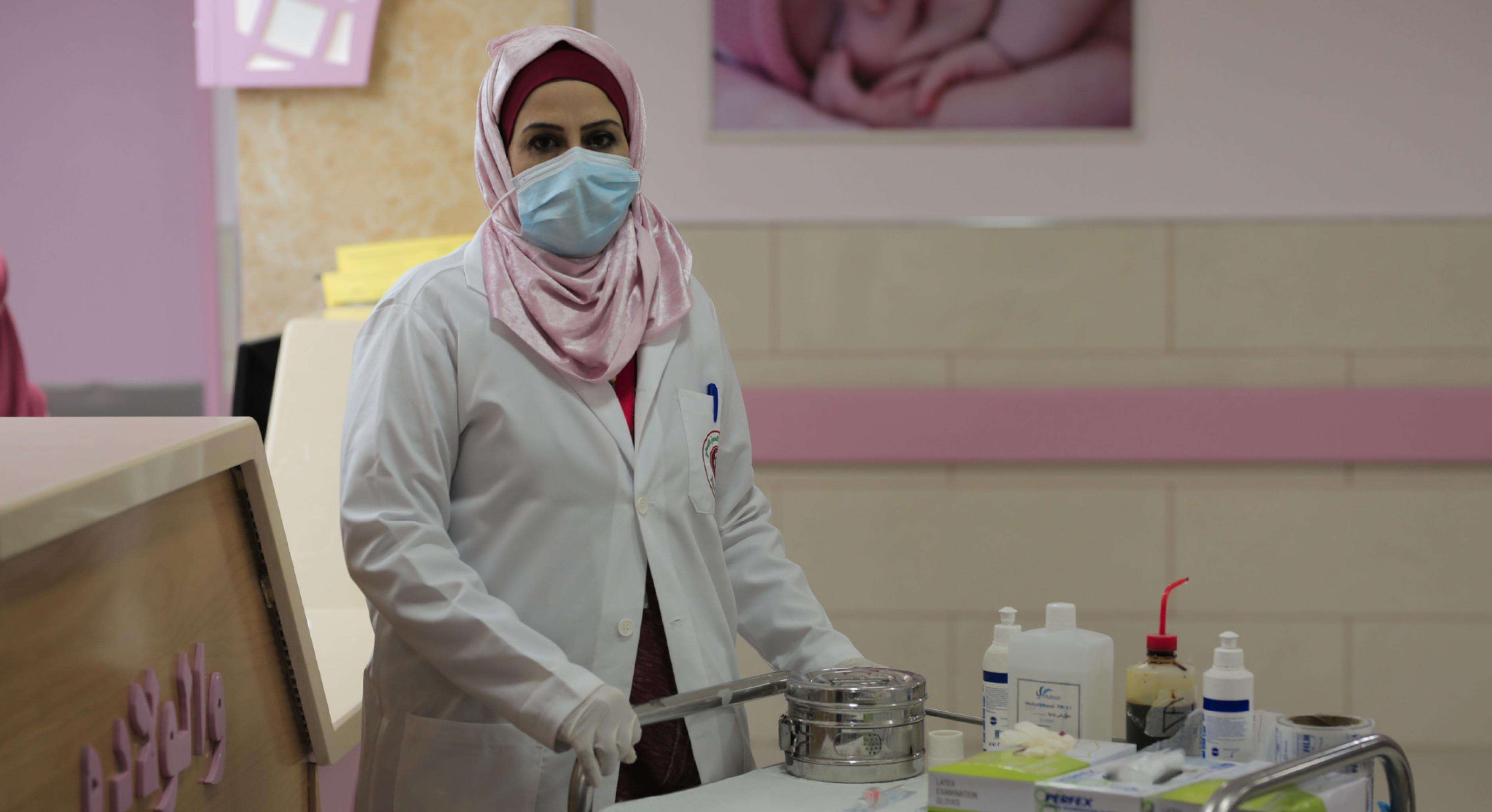 Heba Shalan, eine Mutter und Krankenschwester aus dem Jabalia-Flüchtlingslager
