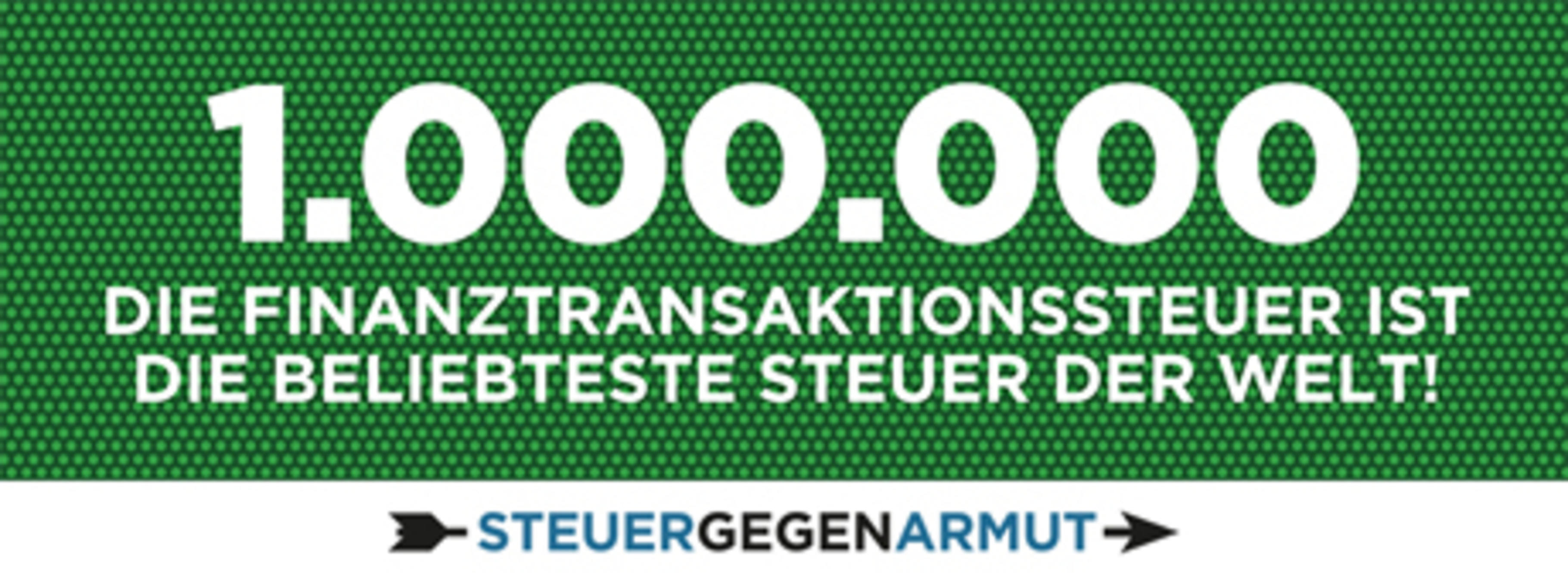 1 Million Unterschriften für die Finanztransaktionssteuer