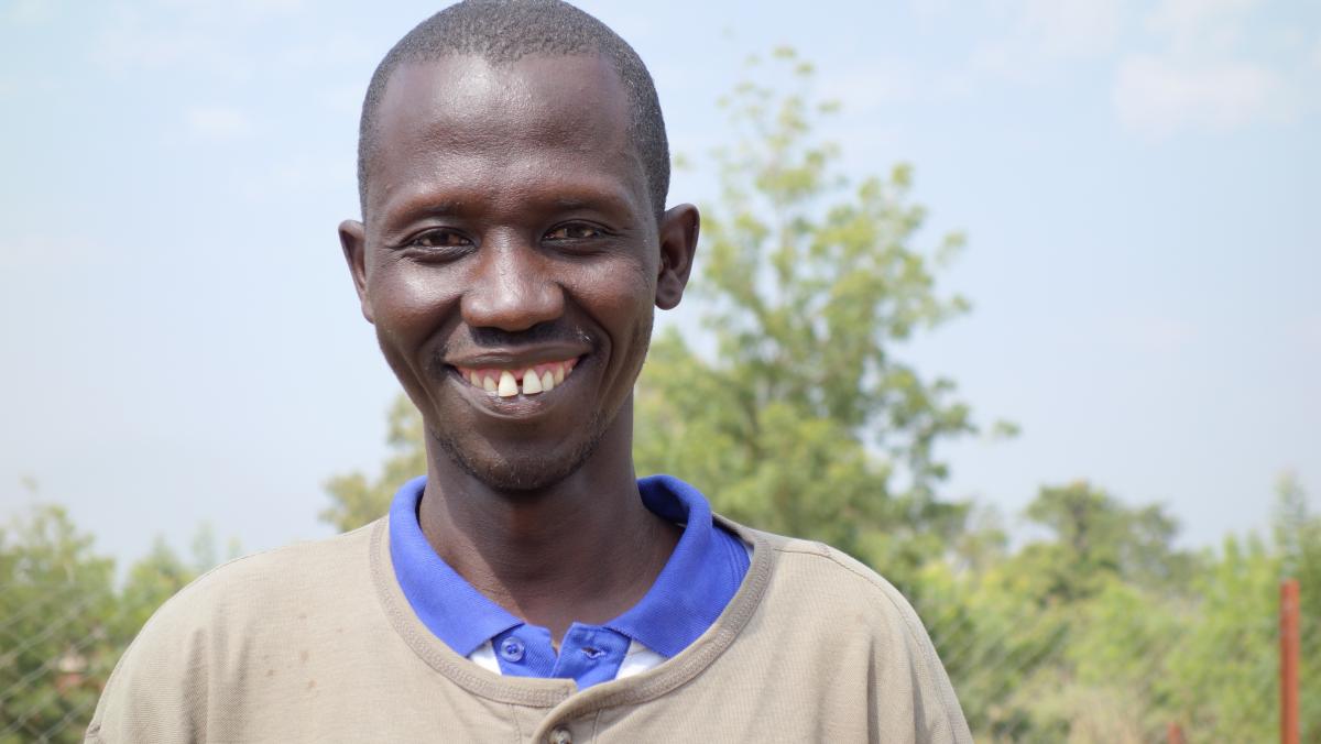 Portrait von Kaly Sidibé aus Senko auf seinem Land
