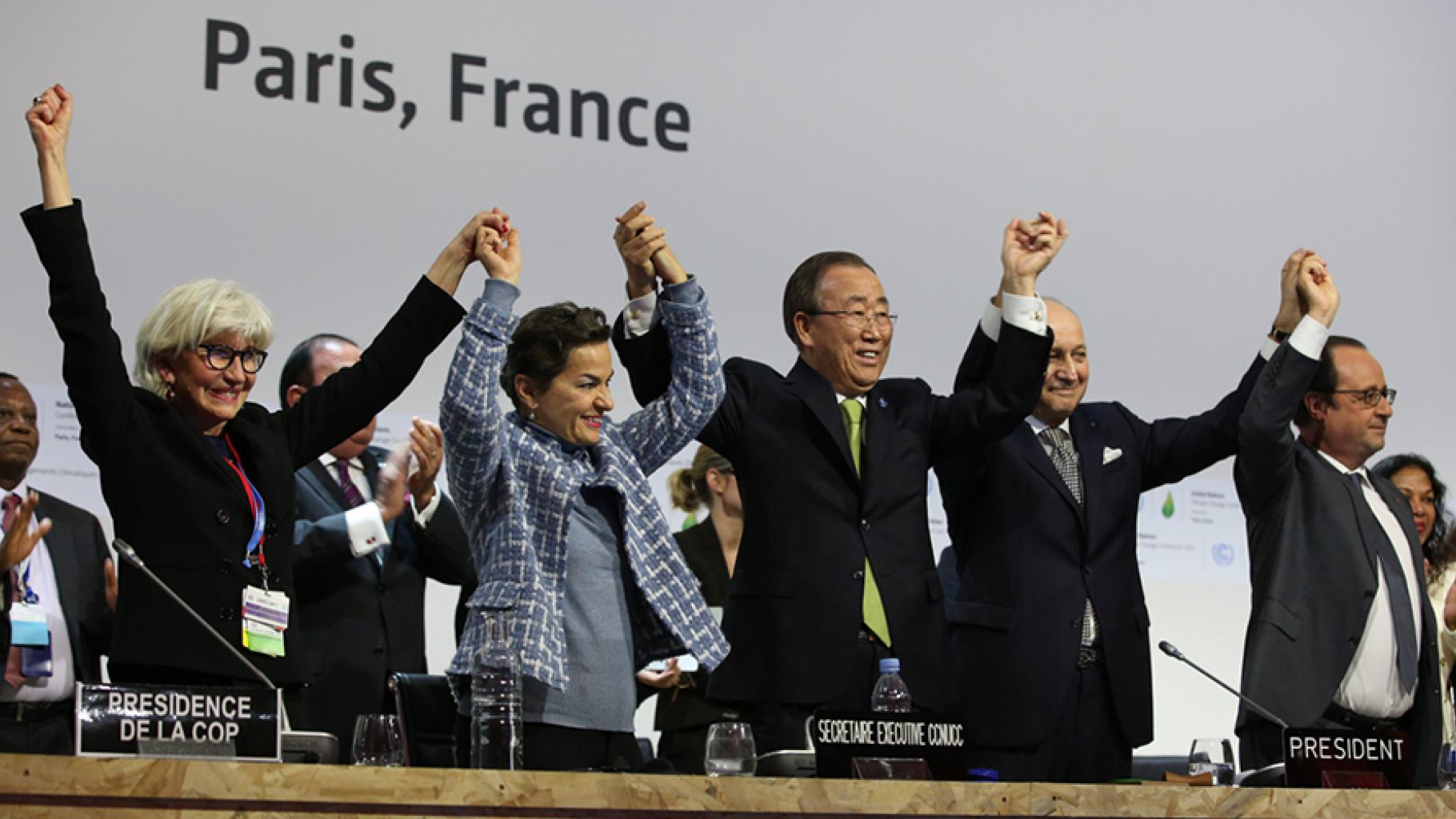 Jubel fürs Pariser Klimaschutzabkommen