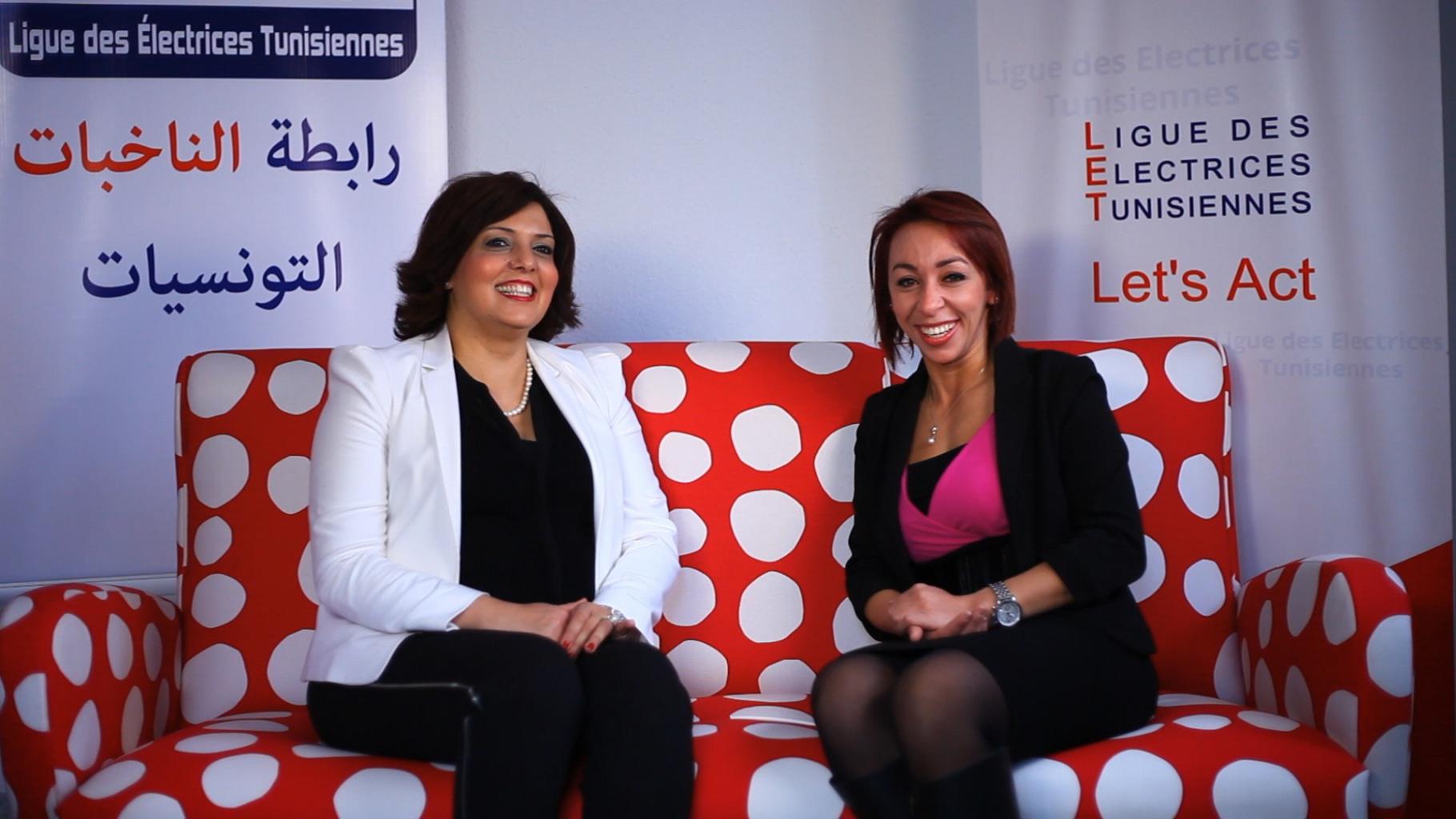 Besma Soudani (links) – Direktorin und Mitbegründerin von LET im Interview