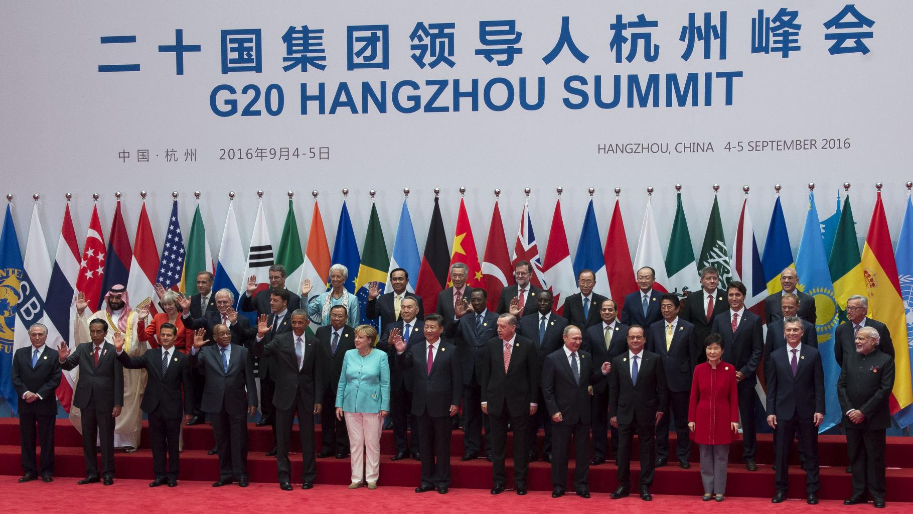 Gruppenbild G20 2016 in China