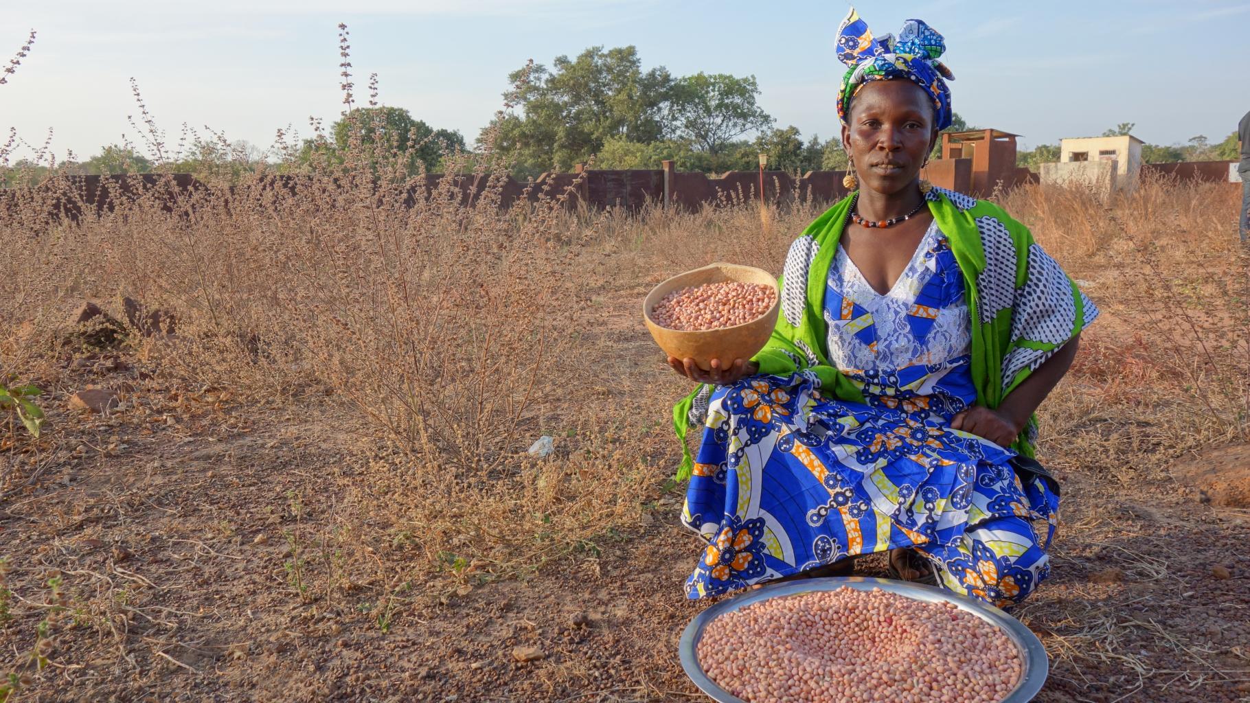 Erdnussbäuerin Waly Kiabou aus Mali.