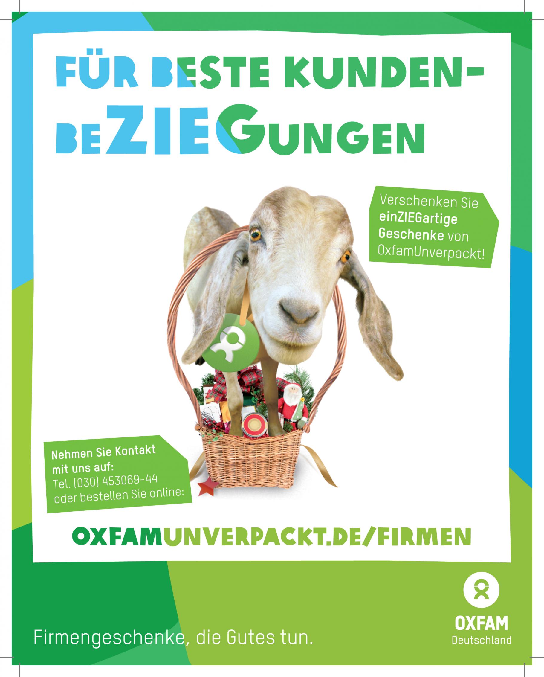 OxfamUnverpackt Freianzeige Firmengeschenke